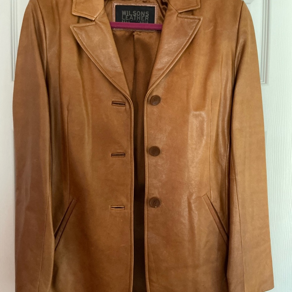 Wilsons Leather Tan Women's Jacket